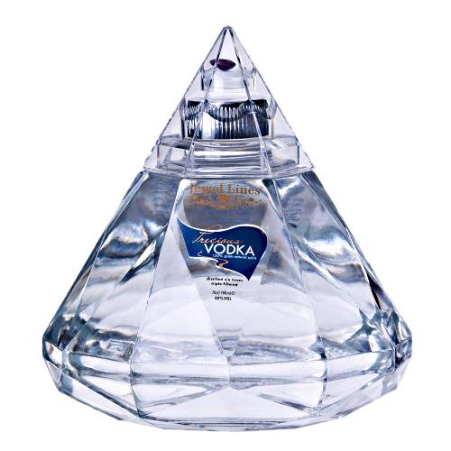 Vodka Precious - Precious vodka luxury edition is a six times distilled and triple charcoal filtered vodka that ensures a highly pure fine spirit and is presented in a distinctive and beautifully unique diamond shaped bottle.