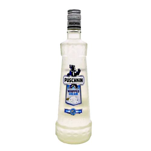 Vodka Puschkin Whipped Cream - Puschkin whipped cream vodka tastes just like whipped cream.