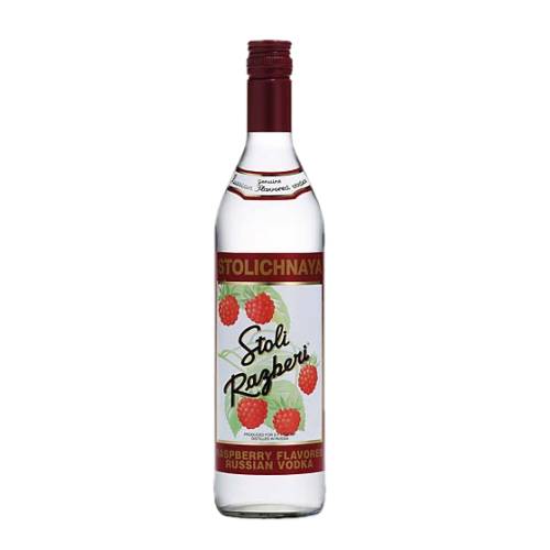 Vodka Razberi Stolichnaya - Stolichnaya razberi vodka has raspberry ripple creaminess balanced by the sweet spice of rye and wheat grain vodka.
