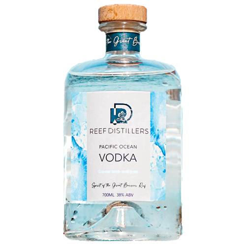 Reef Distillers Vodka is inspired by the pristine pacific ocean that surrounds the great barrier reef it has been meticulously distilled to achieve unrivaled clarity unmatched smoothness and extraordinary purity.