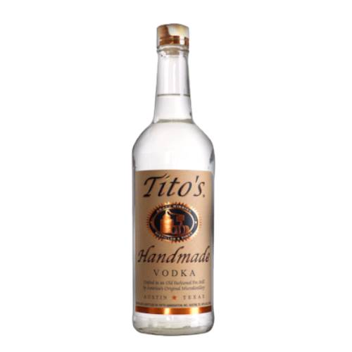 Vodka Titos - Titos Handmade Vodka is produced in Austin at Texas first and oldest legal distillery.
