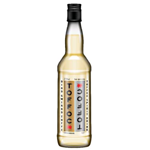 Vodka Toffoc - Toffoc Welsh Vodka contains no cream but is a careful blend of just triple distilled vodka and specially selected quality toffees.