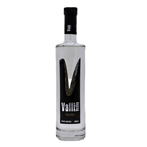 Hunter Distillery vanilla vodka with vanilla beans with premium organic vodka.