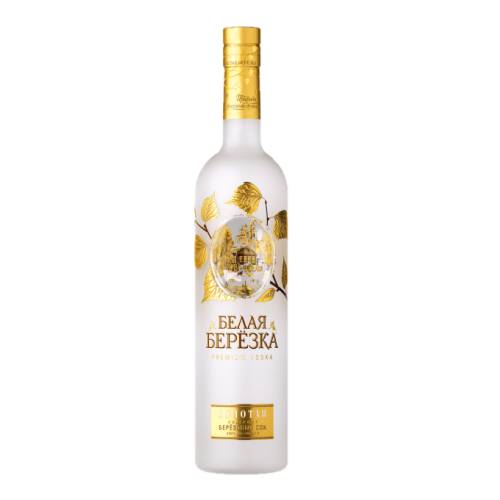 Vodka White Birch - White Birch gold russian vodka contains natural birch sap which gives the spirit an exceptional mildness and an exquisite flavour.