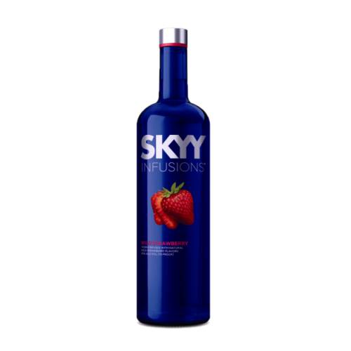 Skyy wild strawberry vodka are made with the same high quality vodka and an infusion of strawberry.