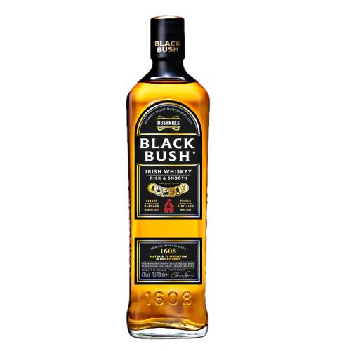 Bushmills irish whiskey is a deep amber in colour with a rich spice and tea nose and aging in casks provides a distinct flavour to this light bodied whiskey.