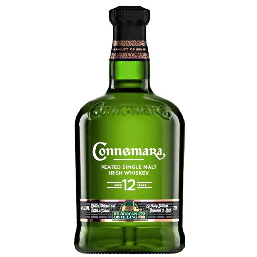 Whiskey Irish Connemara 12years - Connemara 12 Years Irish Whiskey is aged for 12 until bright golden color with dense spices and full body with layers of praline vanilla bean and exotic peppercorns.