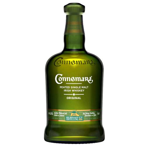 Whiskey Irish connemara is an aroma of sweet barley with wafts of peaty smoke with tastes of honey barley water light spice and vanilla oak.