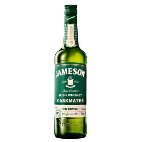 Jameson IPA irish whiskey is aged in IPA beer barrels with light hints of hops fresh citrus and floral notes.