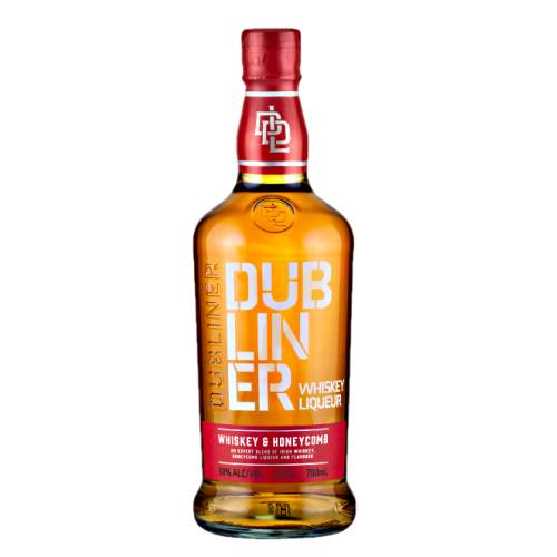 Dubliner Irish Whiskey and Honeycomb Liqueur is a tribute to the historic city which bears its name The Dubliner is a blend of honeycomb caramel and whiskey flavours to produce an enticing liqueur that is truly unique.