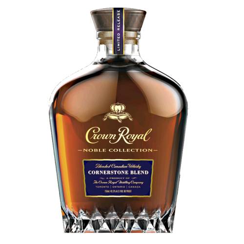 Whisky Canadian Crown Royal Noble - Crown Royal Noble Whisky also called the Cornerstone Blend is a blend of three whiskies and uses 60 percent corn and 36 percent rye with 4 percent malted barley.