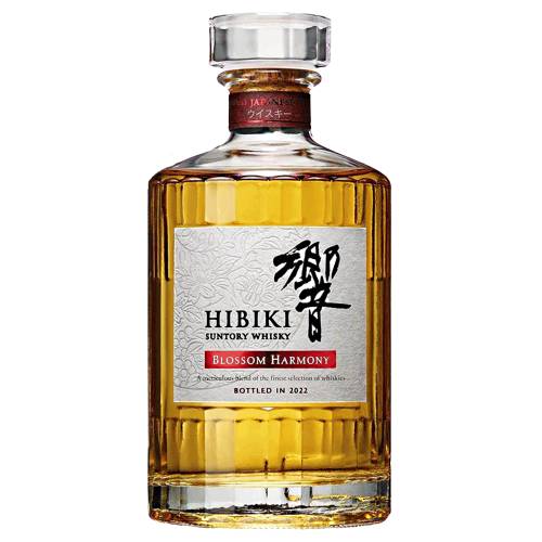 Whisky Hibiki - Hibiki whisky is a rare selection of whiskies finished in Sakura wood casks have been specially blended with diverse malt and grain whiskies well matured over many seasons to create this unique Hibiki.
