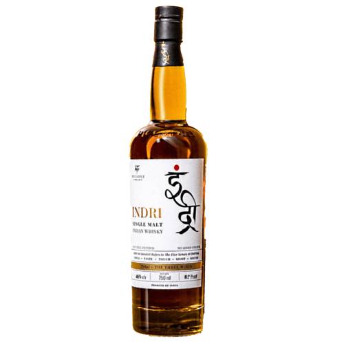 Whisky Indri - Indri Whisky is a single malt is made from six row barley and aged in wine and sherry casks and golden amber colour.
