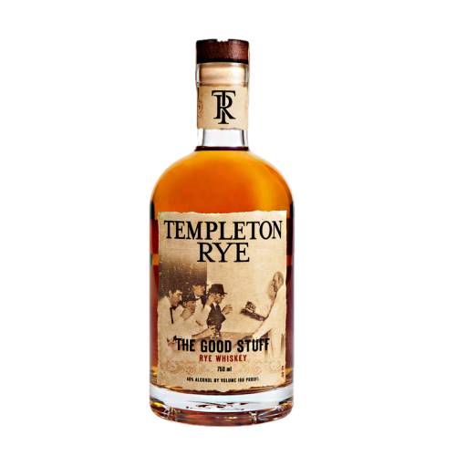 Whisky Rye Templeton - Templeton Rye Whisky with caramel butter scotch toffee and allspice delight the palate.