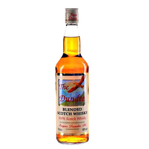 Dundee Scotch whisky has been blended from a selection of quality malt and grain whiskies skilfully chosen to give character and distinction.
