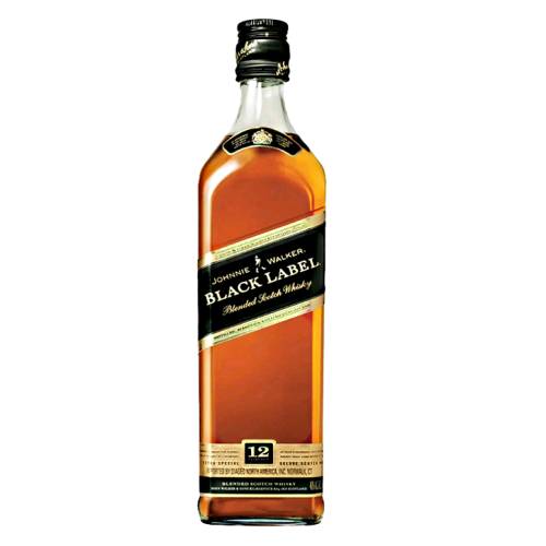 Whisky Scotch Johnnie Walker Black - Johnnie Walker black scotch whisky is a 12 year old whiskey.