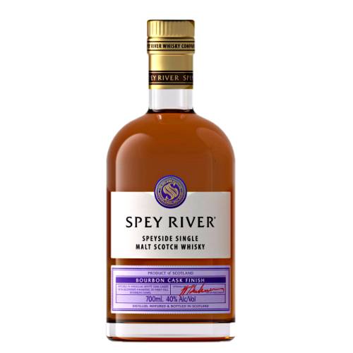 Whisky Spey River - Spey River cask single malt scotch whisky is matured in traditional oak casks until it achieves the perfect balance of leafy notes in harmony with sweet delicate oak.