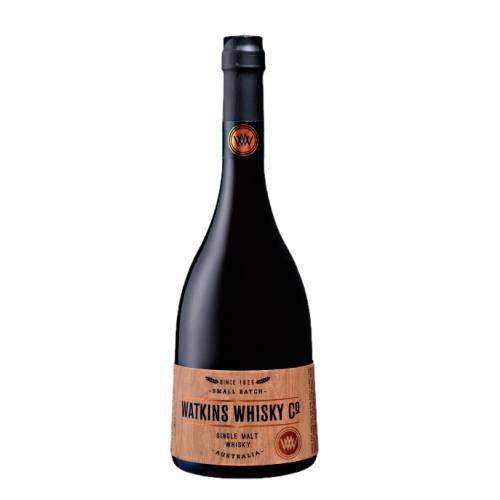Whisky Watkins - Watkins Whisky Co single malt australian whisky made from barley aged for seven years in ex redwine reconditioned oak with amber colour sweet honey and spice on the nose and complex port and vanilla on the palate.
