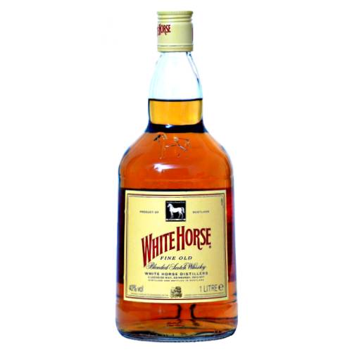 Whisky White Horse - White Horse whisky is a blended scotch whisky and is pail in color.