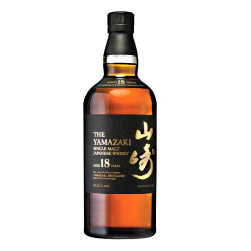 Whisky Yamazaki 18year - Yamazaki 18 year is a single malt whisky made with malted barley and deep amber in color and nose of raisin and apricot.