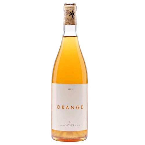 Orange Wine made with the juices and zest of ripe oranges then fermented with water yeast and light color sugar and returns a light orange color wine.