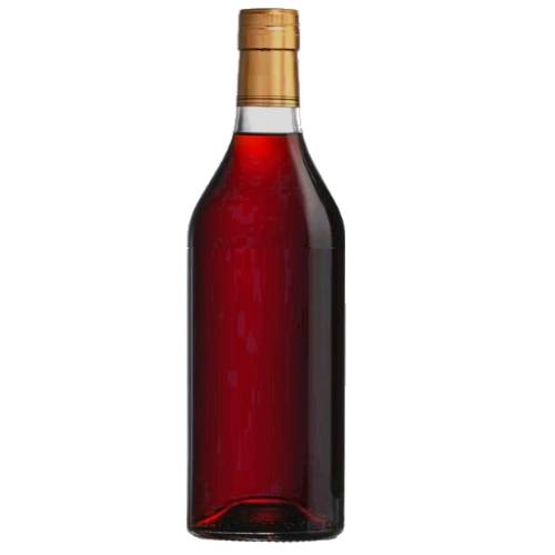 Wine Syrup Rose is made by cooking a red and white grape juice alcohol with sugar until thick and removes all alcohol.