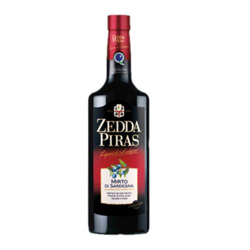 Zedda Piras - Mirto Zedda Piras traditional Sardinian spirit from the small red berries red myrtle and the leaves white myrtle of the myrtle plant myrtus communis.